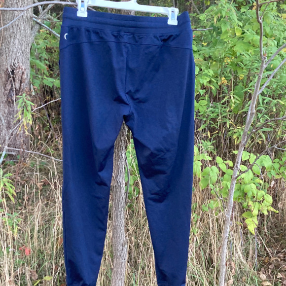 Price drop! Zyia cozy, cute, comfy Navy Drawstring Joggers Sz. M - Picture 4 of 4